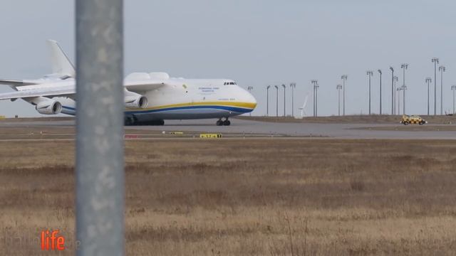 Antonov AN-225 - Landing + Takeoff at Leipzig/Halle Airport 03. / 04.04.2018 Leipzig смотреть онлайн