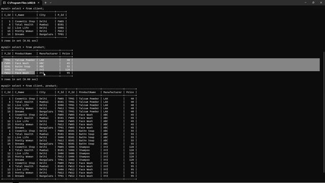 Solving Queries using multiple tables in MySQL | Cross Join and Equi Join | Class 12 CS смотреть онлайн
