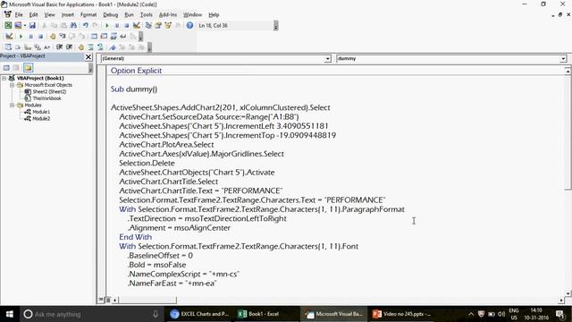 Learn Excel - Video 254 - VBA - Create Charts - Part 1 смотреть онлайн