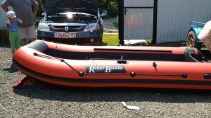 ЛОДКА ПВХ RIVER BOATS НДНД 350//МЯГКИЕ НАКЛАДКИ НА ЛОДКУ RIVER BOATS НДНД 350//РАСПАКОВКА и ОБЗОР