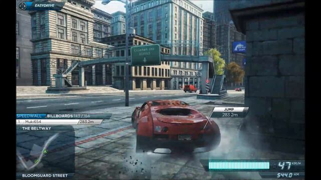 NFS: Most Wanted 2012 - Havin fun with the Bugatti Veyron Super Sport смотреть онлайн