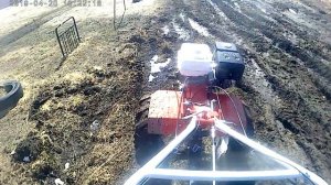 Мотоблок брайт 135 по деревне