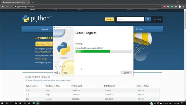 How to Download & Install Python 3.8.3 on Windows 10 - IN JUST 2 MINUTES смотреть онлайн