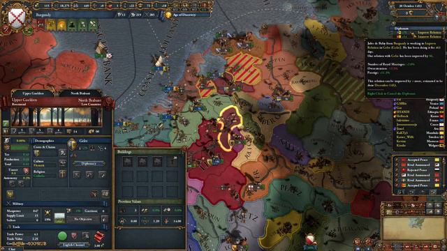 [EU4] Золотой тел... В смысле опять Бургундия?! - Стрим 1 смотреть онлайн