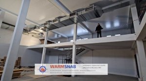 Монтаж приточно - вытяжной вентиляции в производственном помещении