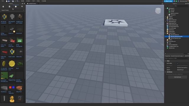 How to add a starter Character In Roblox Studio *NO Scripting* смотреть онлайн
