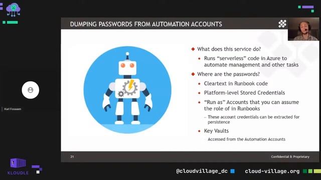 Extracting all the Azure Passwords - Karl Fosaaen (DEF CON 29 - Cloud Village) смотреть онлайн