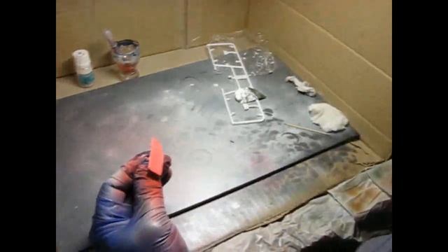 Покраска стабилизаторов, сопел и мелочевки. Сборка модели самолета. Часть 9. смотреть онлайн