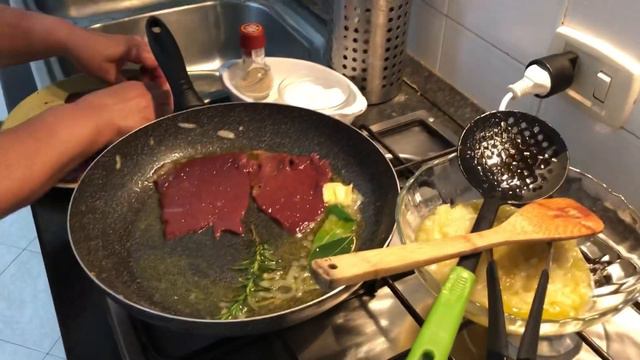 Печень по-венециански .Очень вкусное и нежное блюдо смотреть онлайн