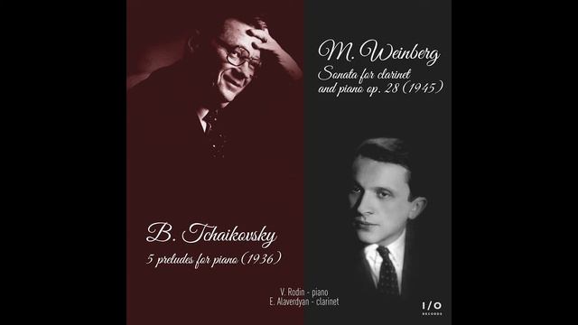 M. Weinberg - Sonata for clarinet and piano op. 28 - 1. Allegro смотреть онлайн