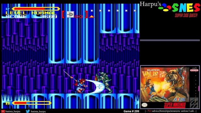 SNES Super Side Quest - Game # 299 - Super Valis IV смотреть онлайн