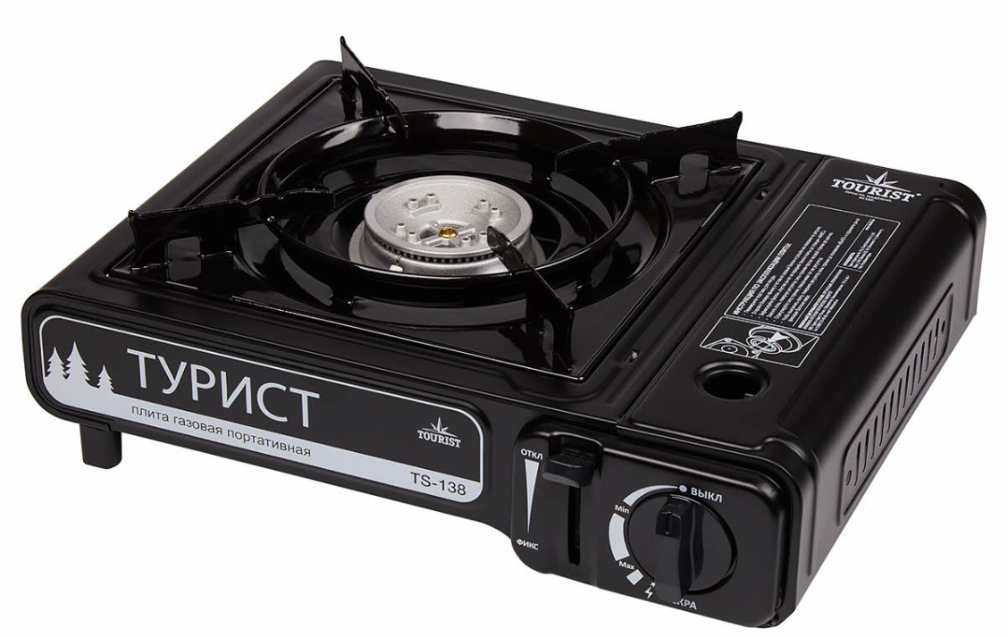 Газовая плита ТУРИСТ TS-138 / Плитка TOURIST ТУРИСТ TS-138 / Газовая плита портативная смотреть онлайн