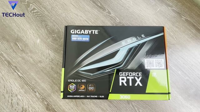 GIGABYTE GeForce RTX 3060 EAGLE (LHR) (GV-N3060EAGLE-12GD Rev2.0)