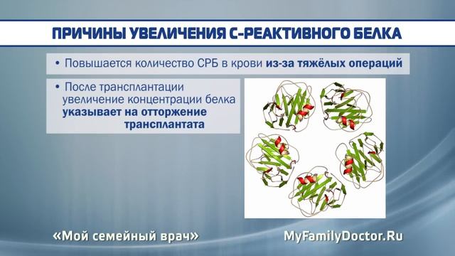 В крови повышен С-реактивный белок: причины смотреть онлайн