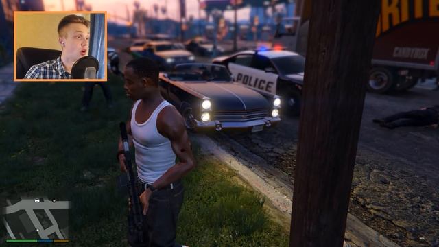Что будет, если Сиджей захватит Грув Стрит в GTA 5? смотреть онлайн