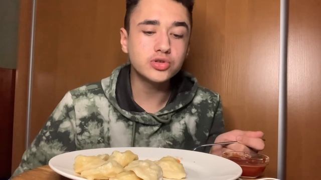 Мукбанг ПЕЛЬМЕНИ ? MUKBANG DUMPLINGS ?