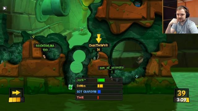 Банда играет в [Worms: Revolution] (11.01.20) 1/6 смотреть онлайн