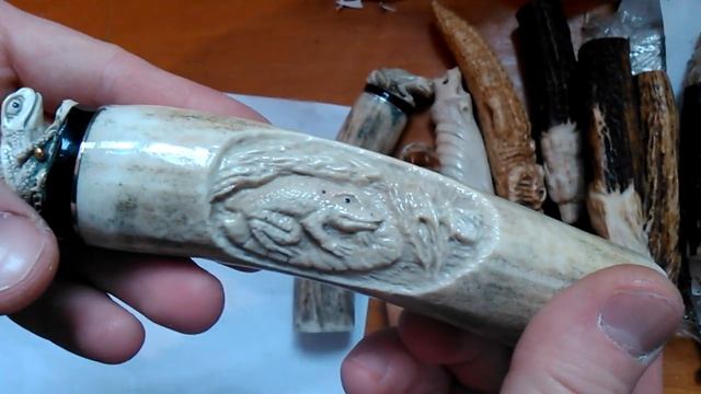 Резные рукояти на ножи (Часть №2 "Зверьё моё" ). смотреть онлайн
