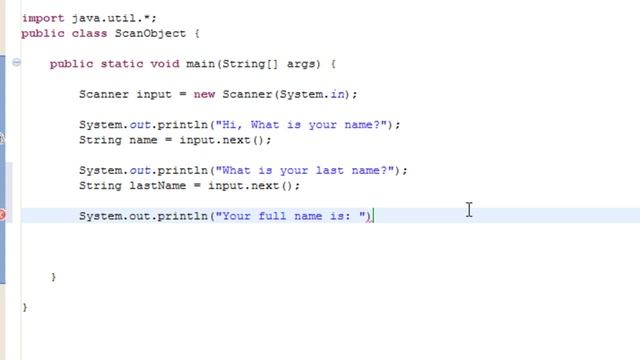 Java Tutorial 3 - Scanner Object смотреть онлайн