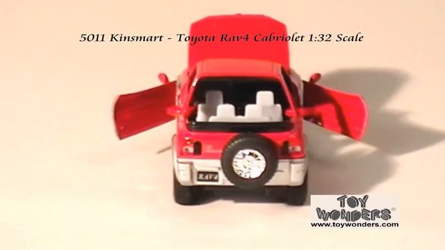5011-Kinsmart-Toyota-Rav4-Cabriolet-132-Diecast-Wholesale.mpg смотреть онлайн