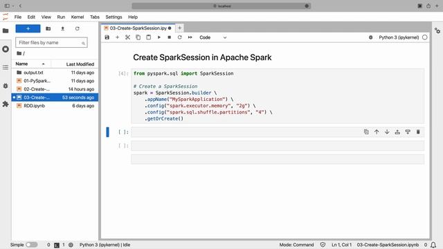 Create SparkSession in PySpark | PySpark Tutorial for Beginners смотреть онлайн