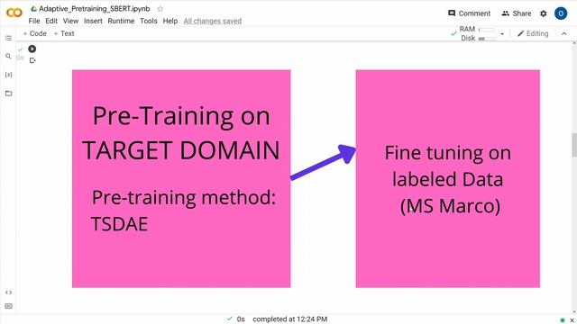 Domain Adapt SBERT: Adaptive Pre-Training for Sentence Transformers Domain Learning, 2022 (SBERT 25 смотреть онлайн