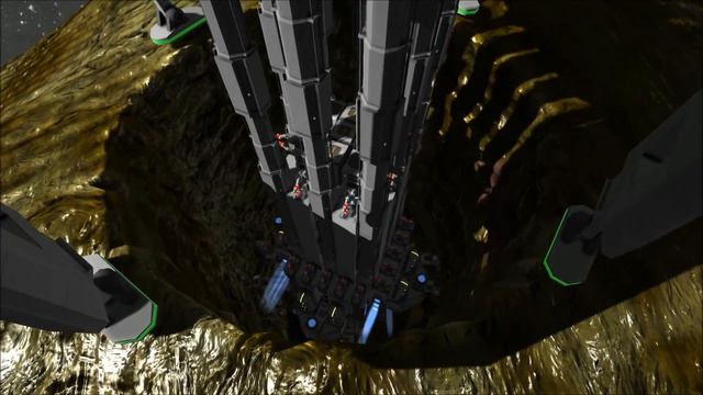 Space Engineers - Automated mining ship : The Strain смотреть онлайн