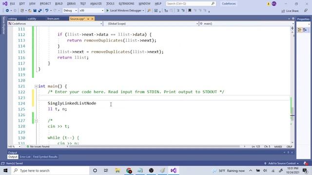 Delete duplicate-value nodes from a sorted linked list смотреть онлайн