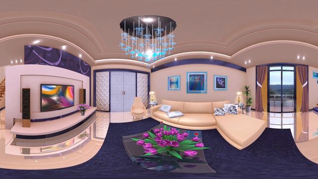 Video 360 Livingroom VRGame 3D VR 360° смотреть онлайн