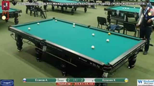 Стол №10. Международный бильярдный турнир «Кубок Кремля» смотреть онлайн