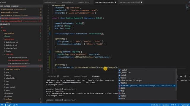 Angular Training Part 7 - Adding and Reading data from Realtime Database in Firebase смотреть онлайн