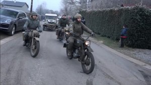 Парад старой германо-американской военной техники. Военная техника 1940-1960 годов.