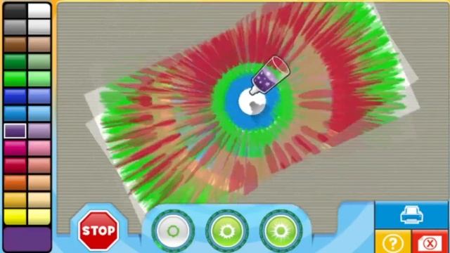Nick Jr Spin Art - Old Flash Games смотреть онлайн
