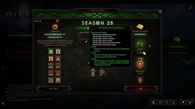 Diablo 3 Season 28 Starting Sets and Conquests - Alter of Rites Rites of Sanctuary Season смотреть онлайн