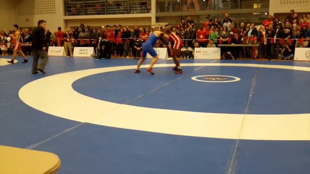 2015 Senior National Championships: 74 kg Jevon Balfour vs. Ilya Abelev смотреть онлайн