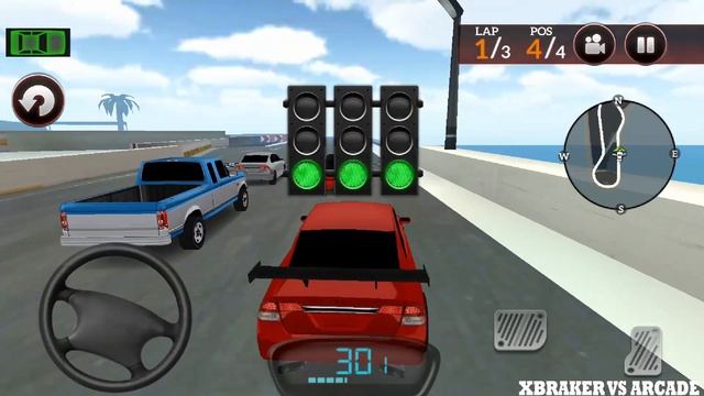 Drive for Speed Simulator: Red Civil Car Driving Race Mode Missions 1 to 7 - Android GamePlay 3D смотреть онлайн