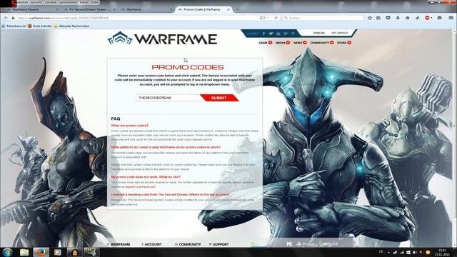 Warframe !WICHTIG! Second Dream Mystery Code [Deutsch/German] смотреть онлайн