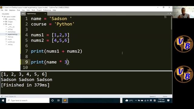 Python list operations смотреть онлайн