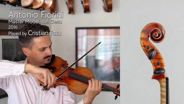 Antonio Fiorini Master Model Violin, 2016 / Cristian Fatu / At The Metzler Violin Shop
