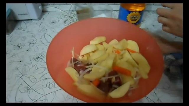 Очень вкусное и простое в приготовлении блюдо!!!Мясо с картошкой в рукаве!!! смотреть онлайн
