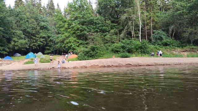 Лодочный маршрут на реке Гауя, Цесис-Сигулда / Laivošana Pa Gauju, Cēsis-Sigulda / Boat Descent 4k