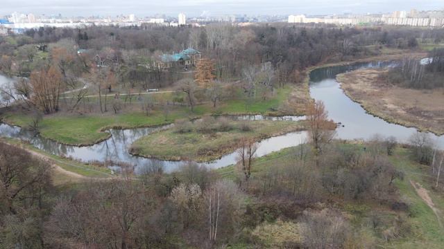 Минск и окрестности с дрона Dji Mavic Air2 | Осень | Relax смотреть онлайн