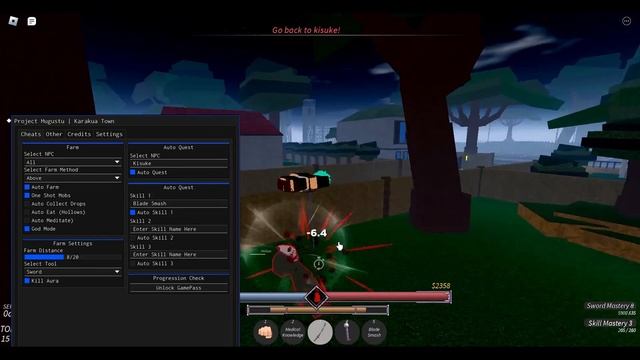 PROJECT MUGETSU PM | HACK/SCRIPT | AUTO FARM , KILL AURA , AUTO MEDITATE AND MORE ON PC *PASTEBIN* смотреть онлайн