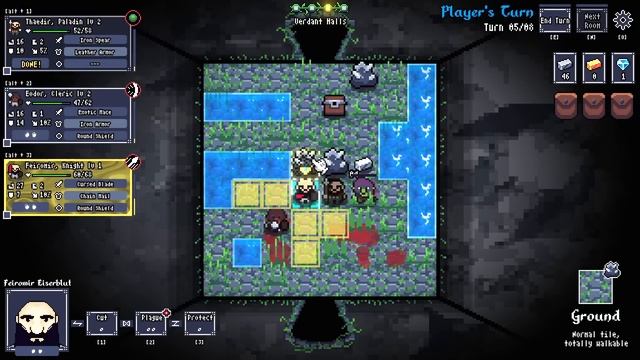 Forgotten Mines - Permadeath Dwarf Warparty Strategy RPG