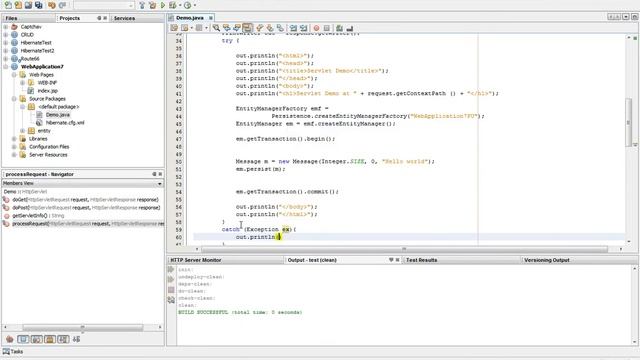 Problem with Netbeans 7, Hibernate JPA Provider and Glassfish 3.1 смотреть онлайн