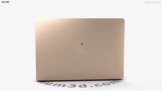 Apple MacBook Air 2020 M1 Gold 3D model by Hum3D.com смотреть онлайн