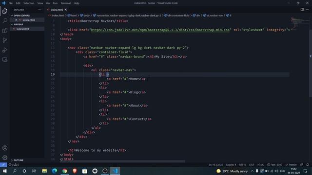 How to create a Responsive Navbar using only Bootstrap смотреть онлайн