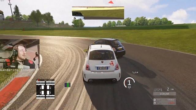 Assetto Corsa - Career Novice Series 1 - Abarth 500 SS at Vallelunga Club - 100% AI Difficulty смотреть онлайн