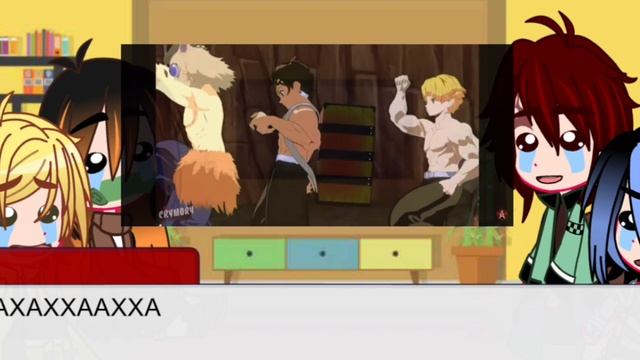 РЕАКЦИЯ КОМАНДЫ ТАНДЖИРО НА «СОЛЕВОЙ ПОЕЗД» Клинок отрезвляющий демонов(сор за концовку)