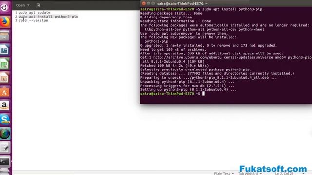 Pip installation in Ubuntu (03) || Python For Beginners || Urdu || Hindi смотреть онлайн